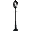 Battery-Operated Dollhouse Miniature Black Yard Lamp