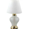 Battery-Operated White Dollhouse Miniature Table Lamp