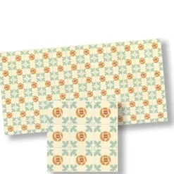 Blue & Terra Cotta Mosaic Dollhouse Floor Tile