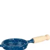 Blue Spatterware Dollhouse Miniature Frying Pan