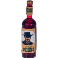 Bottle of Dollhouse Miniature Whiskey