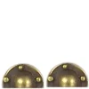 Brass Dollhouse Miniature Half-Round Drawer Pulls