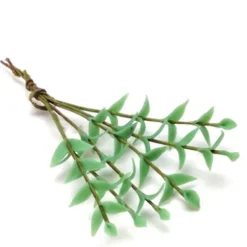 Bright Green Dollhouse Miniature Long Stems