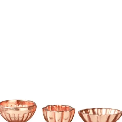 Copper Dollhouse Miniature Bundt Cake Pans