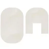 Cream Dollhouse Miniature Bathroom Rug Set