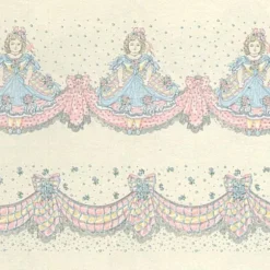 Cream Mon Cherie Dollhouse Wallpaper