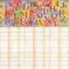 Dollhouse Miniature ABC Wallpaper