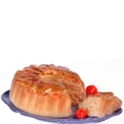 Dollhouse Miniature Apple Walnut Cake