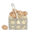 Dollhouse Miniature Basket of Brown Eggs