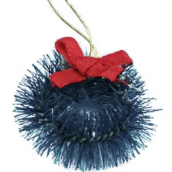 Dollhouse Miniature Christmas Wreath with a Red Bow