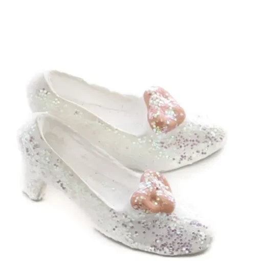 Dollhouse Miniature Cinderella Princess Slippers