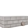 Dollhouse Miniature Concrete Block Wall
