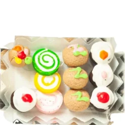 Dollhouse Miniature Cookies on a Sheet