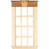 Dollhouse Miniature Dollhouse Keystone Pane Window