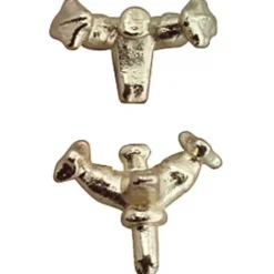 2 Dollhouse Miniature Faucets