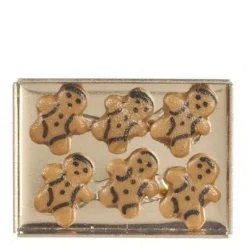 Dollhouse Miniature Gingerbread Men on a Cookie Sheet