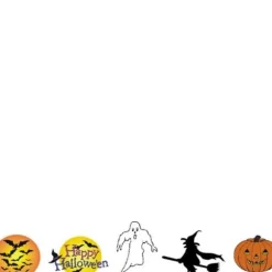 Dollhouse Miniature Halloween Window Decorations