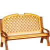 Dollhouse Miniature Lattice Bench