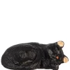 Dollhouse Miniature Laying Black Cat