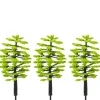 3 Dollhouse Miniature Light Green Trees