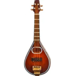 Dollhouse Miniature Mandolin with Case