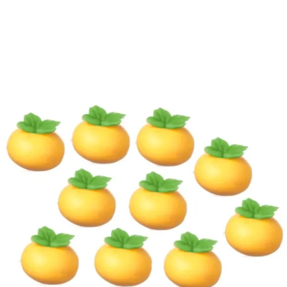 10 Dollhouse Miniature Oranges