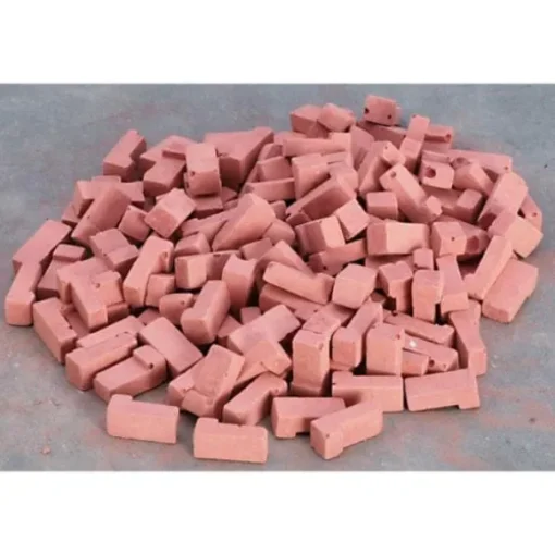 Dollhouse Miniature Red Corner Bricks