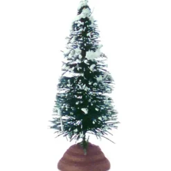 12 Dollhouse Miniature Trees with Snow