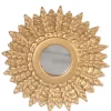 Gold Dollhouse Miniature Sunburst Mirror