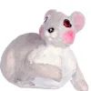 Gray Dollhouse Miniature Rabbit
