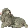 Gray Dollhouse Miniature Poodle