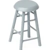 Gray Dollhouse Miniature Bar Stool