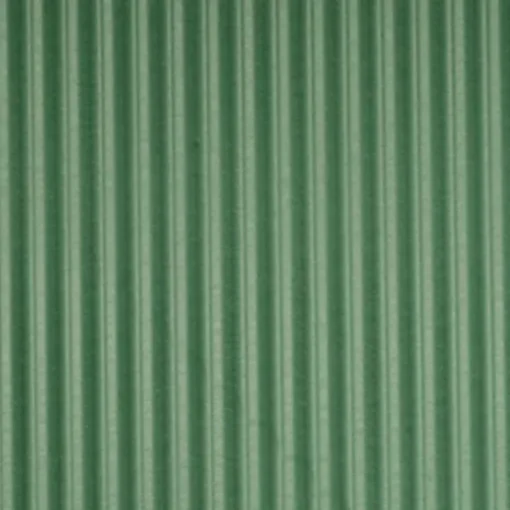Green Dollhouse Miniature Tin Roof Panel