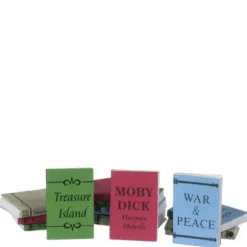 12 Large Dollhouse Miniature Books