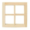 4-Light Dollhouse Miniature Window Set