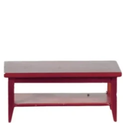 Mahogany Dollhouse Miniature Coffee Table