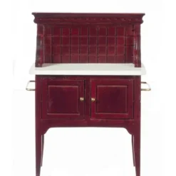 Mahogany Dollhouse Miniature Washstand