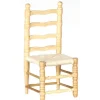Oak Dollhouse Miniature Side Chair