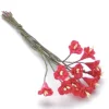 One Dozen Hot Pink Dollhouse Miniature Camellias