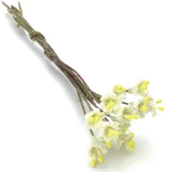One Dozen Jade Dollhouse Miniature Lilies