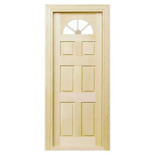 6-Panel Carolina Dollhouse Miniature Door