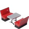 Retro Red Dollhouse Miniature Booth Set