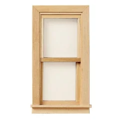 1/24 Scale Dollhouse Miniature Traditional Window