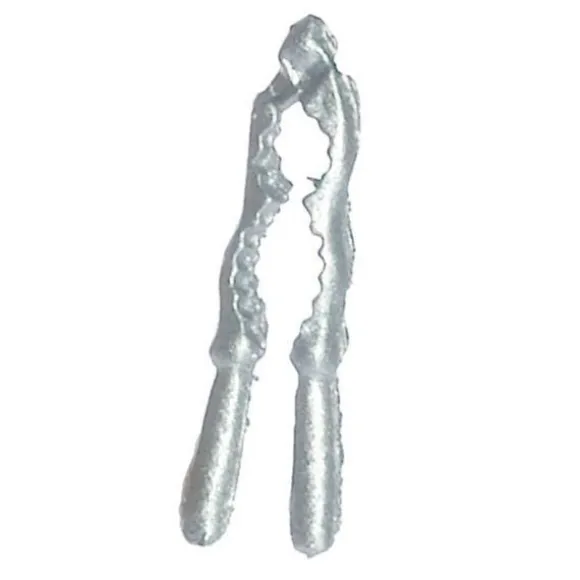 Silver Dollhouse Miniature Nutcracker