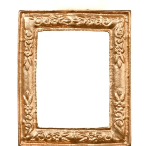 Small Gold Dollhouse Miniature Frame