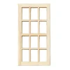 Standard 12-Light Dollhouse Miniature Window