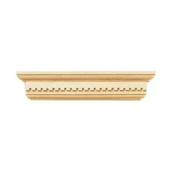 Straight Dollhouse Miniature Window Pediment Set