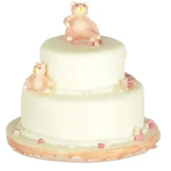Teddy Bear Dollhouse Miniature Cake