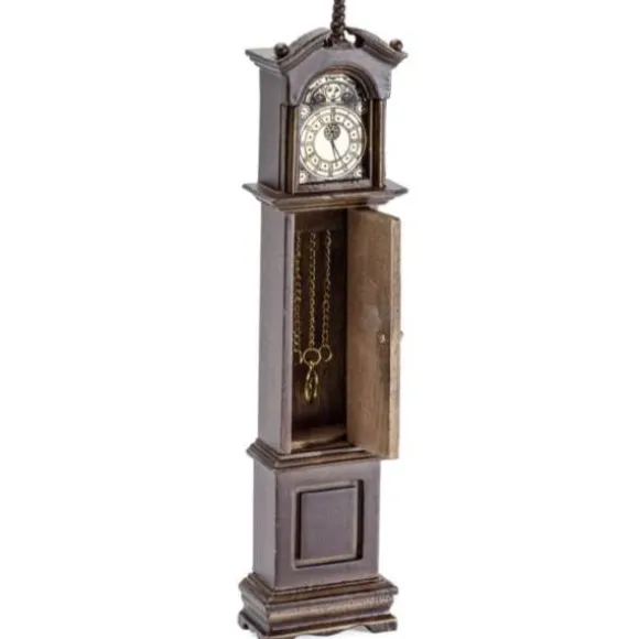 Walnut Dollhouse Miniature Grandfather Clock
