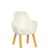 White Dollhouse Miniature Chair